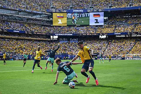 دقيقة بدقيقة.. الإكوادور 1-1 ألمانيا.. الغاء ضربة الجزاء